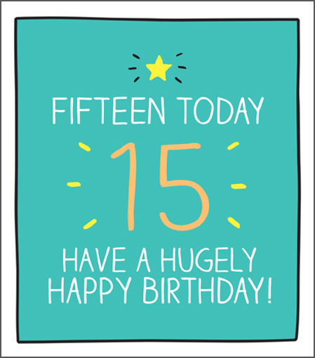 Picture of 15 TODAY HAPPY BIRTHDAY